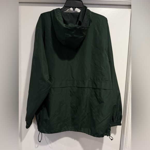 Stetson Dark Green Zip Up Windbreaker/Jacket with Hood - Picture 2 of 6